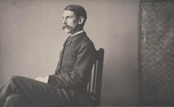 Oliver W. Holmes Jr., seated, facing right Photograph